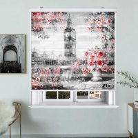 پرده زبرا زیو کد P6035 سایز 150X150 سانتی متر
