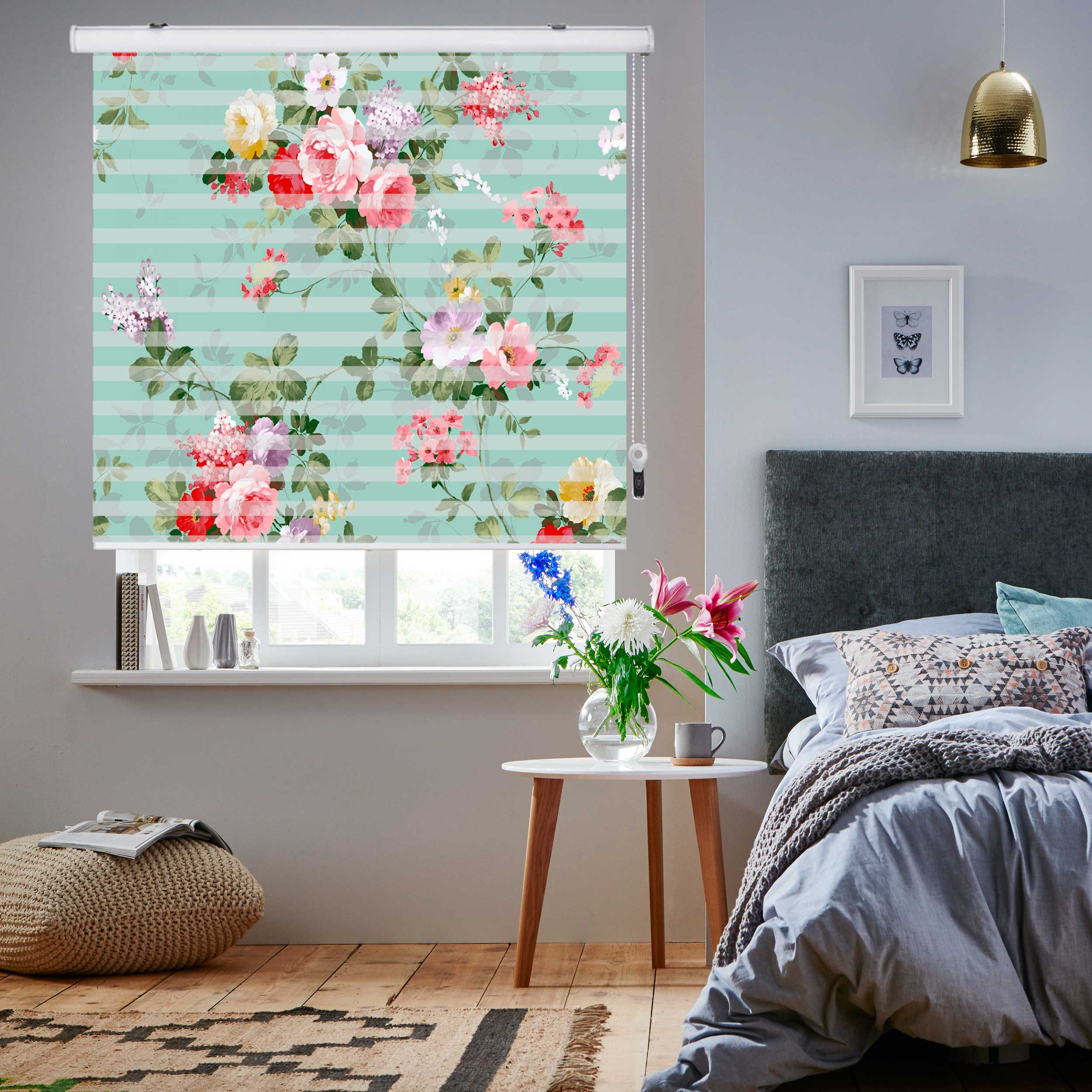 پرده زبرا زیو مدل F8000 سایز 150x200 سانتی متر