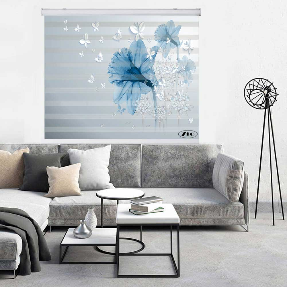 پرده زبرا زیو کد 3D1289 سایز 150x200 سانتی متر