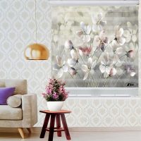 پرده زبرا زیو کد 3D1098 سایز 150x150 سانتی متر
