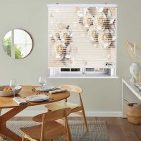 پرده زبرا زیو مدل سیلوئت 3D1488 سایز 150x150 سانتی متر