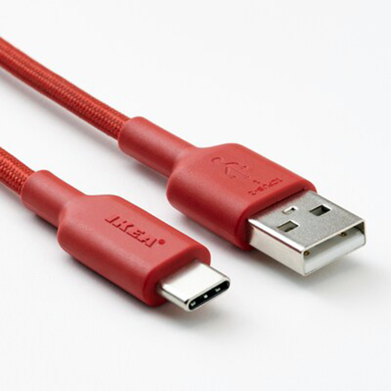 کابل تبدیل USB به USB-C ایکیا مدل LILLHULT طول 1.5متر