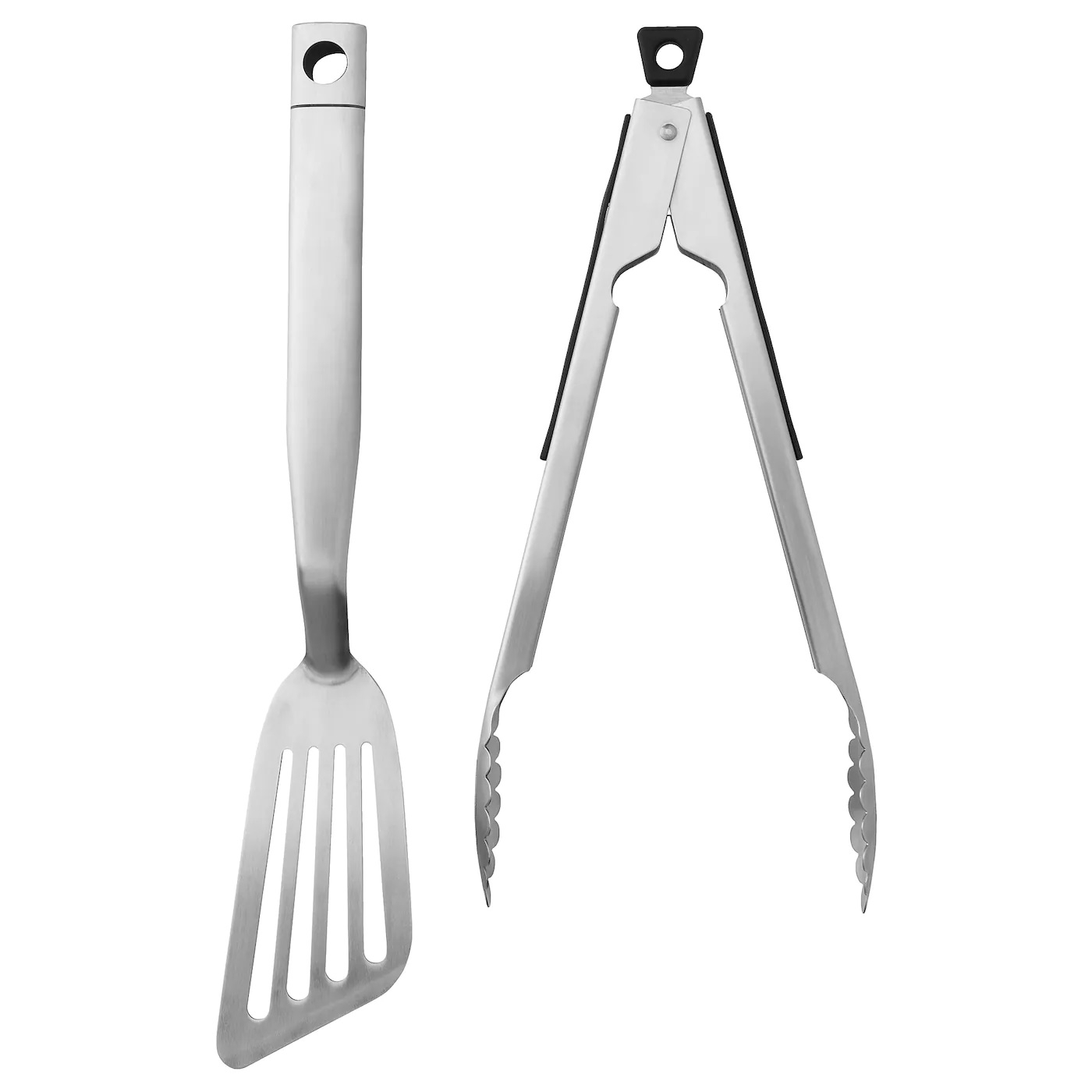 انبر و کفگیر باربیکیو ایکیا مدل GRILLTIDER مجموعه 2 عددی