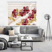 پرده زبرا زیو کد 3D1292 سایز 150x200 سانتی متر