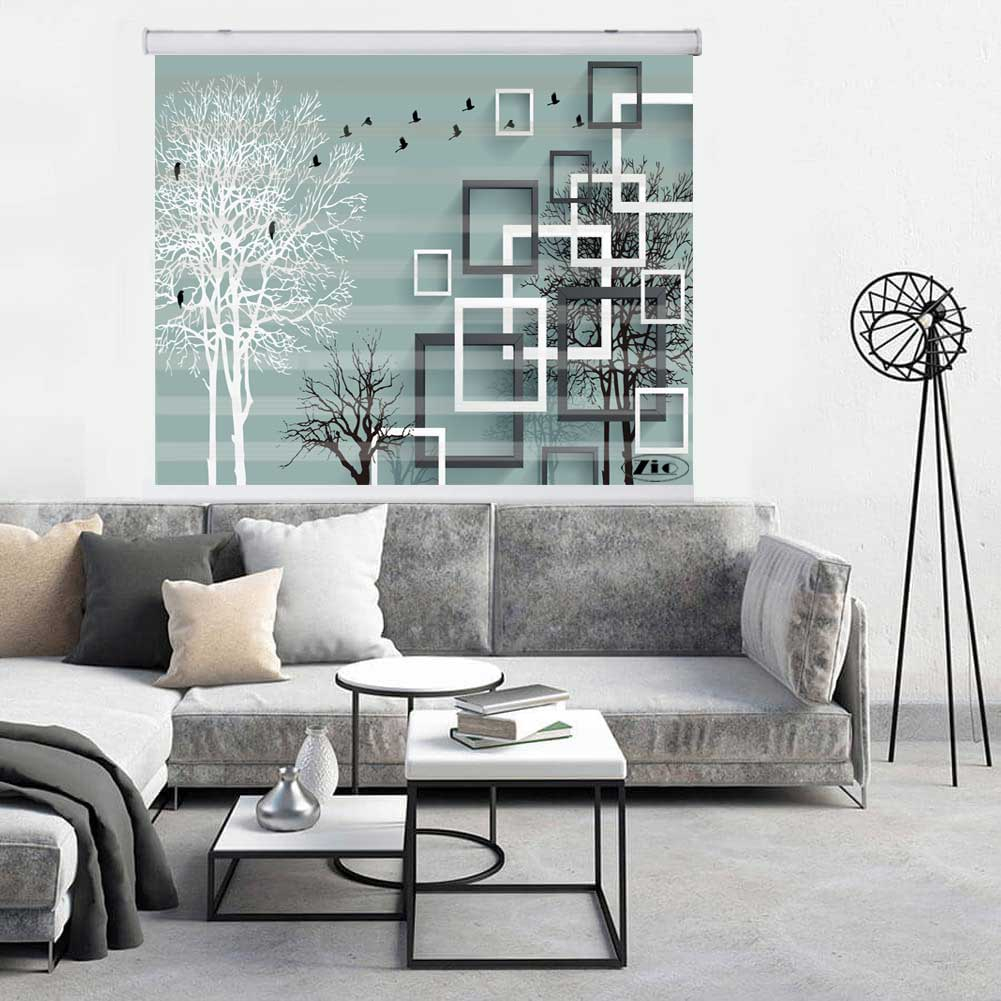 پرده زبرا زیو کد 3D1383 سایز 150x200 سانتی متر