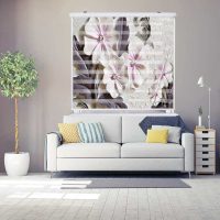 پرده زبرا زیو کد 3D1446 سایز 150x150 سانتی متر