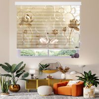 پرده زبرا زیو مدل 3D-1007 سایز 200x150 سانتی متر