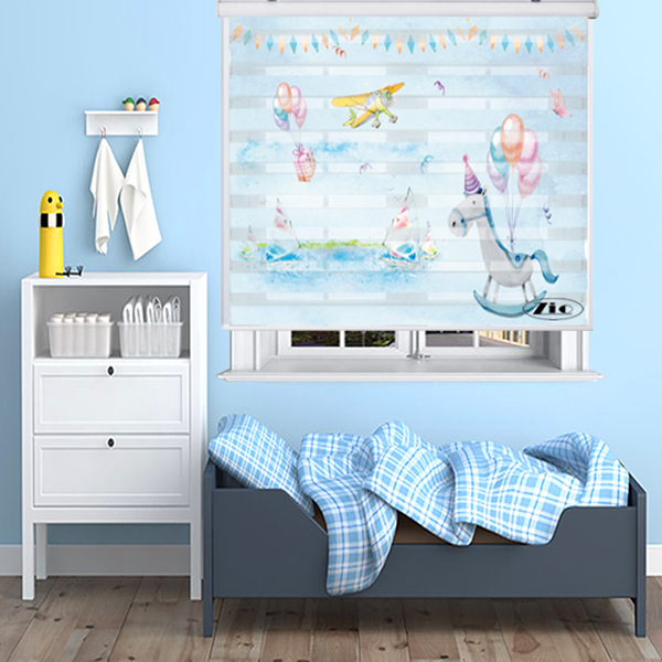 پرده زبرا زیو مدل K3006 سایز 150x200 سانتی متر