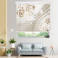 پرده زبرا زیو مدل 3D-1051 سایز 150x200 سانتی متر