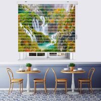 پرده زبرا زیو مدل L5066 سایز 100x280 سانتی متر