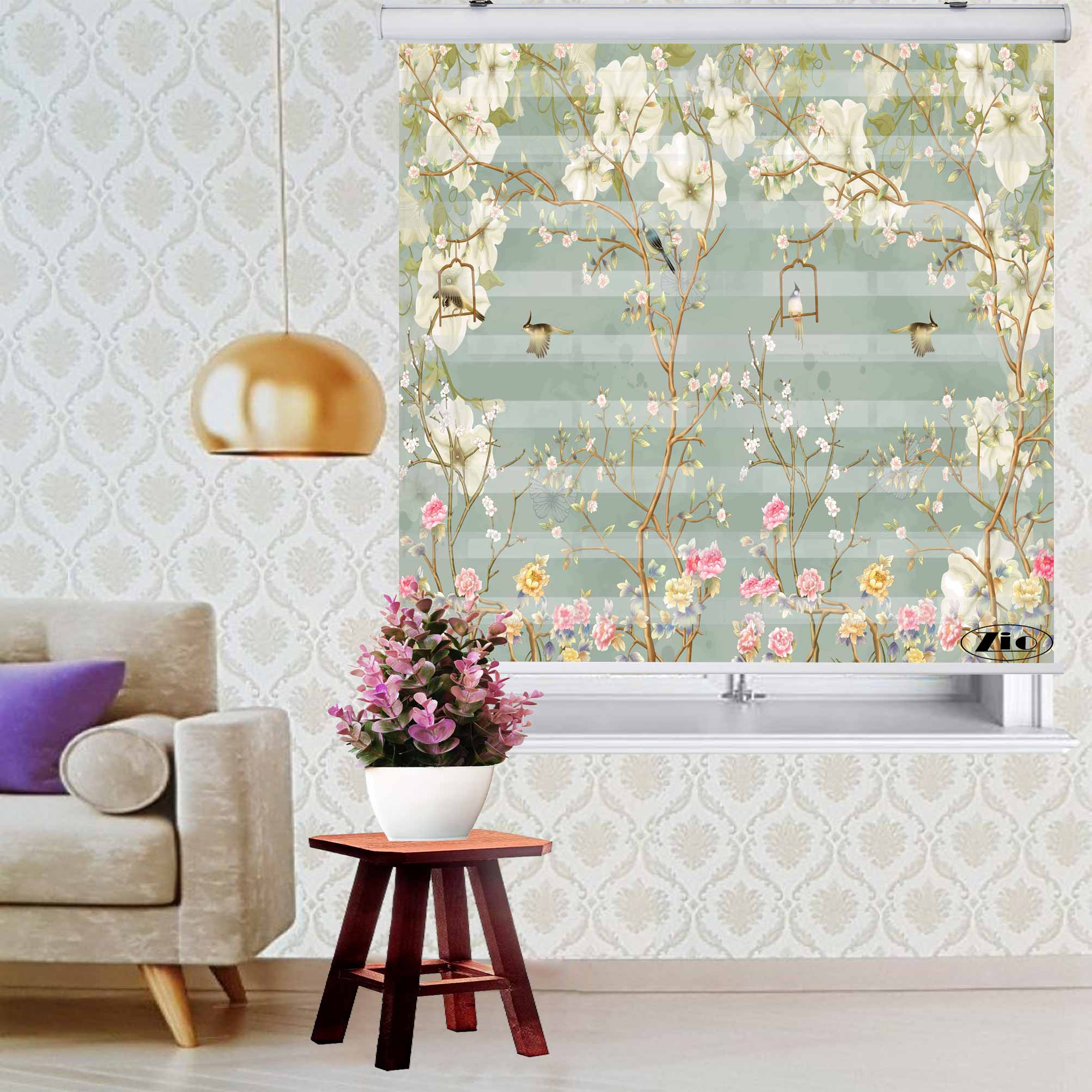 پرده زبرا زیو کد 3D1035 سایز 150x200 سانتی متر