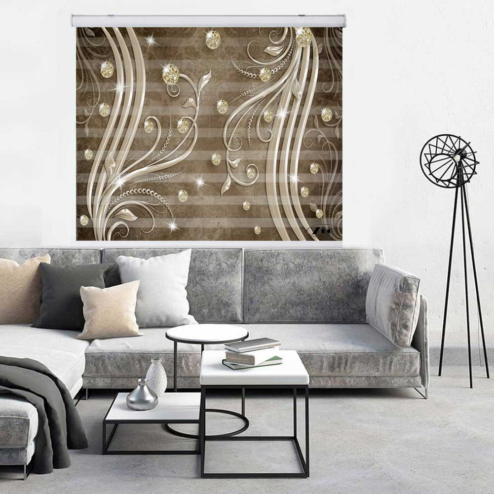 پرده زبرا زیو مدل 3d1234 سایز 150x150 سانتی متر