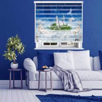 پرده زبرا زیو کد K3099 سایز 150X150 سانتی متر