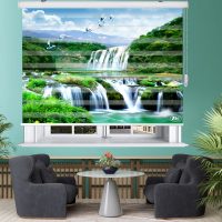 پرده زبرا زیو مدل L5025 سایز 200x280 سانتی متر