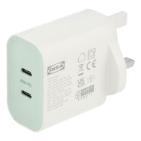 شارژر دیواری 45 وات دو پورت ایکیا مدل SJÖSS