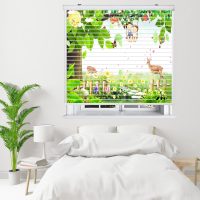 پرده زبرا زیو مدل سیلوئت K3047 سایز 150x150 سانتی متر