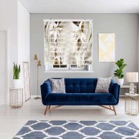 پرده زبرا زیو کد 3D1503 سایز 150X150 سانتی متر