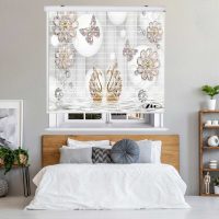 پرده زبرا زیو مدل 3D1094 سایز 150x150 سانتی متر