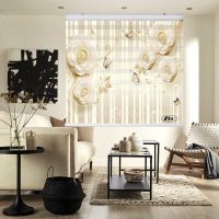 پرده زبرا زیو کد 3D1158 سایز 150x150 سانتی متر