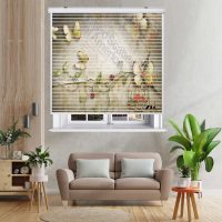 پرده زبرا زیو مدل سیلوئت 3D1538 سایز 150x150 سانتی متر