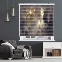 پرده زبرا زیو کد 3D1463 سایز 150x200 سانتی متر