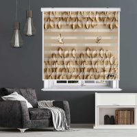 پرده زبرا زیو کد 3D1482 سایز 150X150 سانتی متر.
