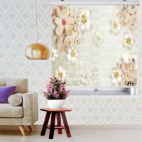 پرده زبرا زیو کد 3D1044 سایز 150x150 سانتی متر