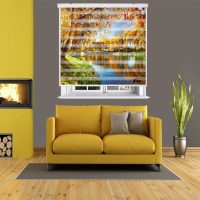 پرده زبرا زیو کد L5002 سایز 150X150 سانتی متر