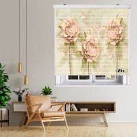 پرده زبرا مدل سیلوئت 3D1000 سایز 150x150 سانتی متر