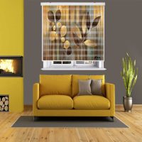 پرده زبرا زیو کد 3D1459 سایز 150X150 سانتی متر