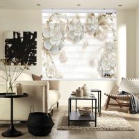 پرده زبرا زیو کد 3D1232 سایز 150x200 سانتی متر