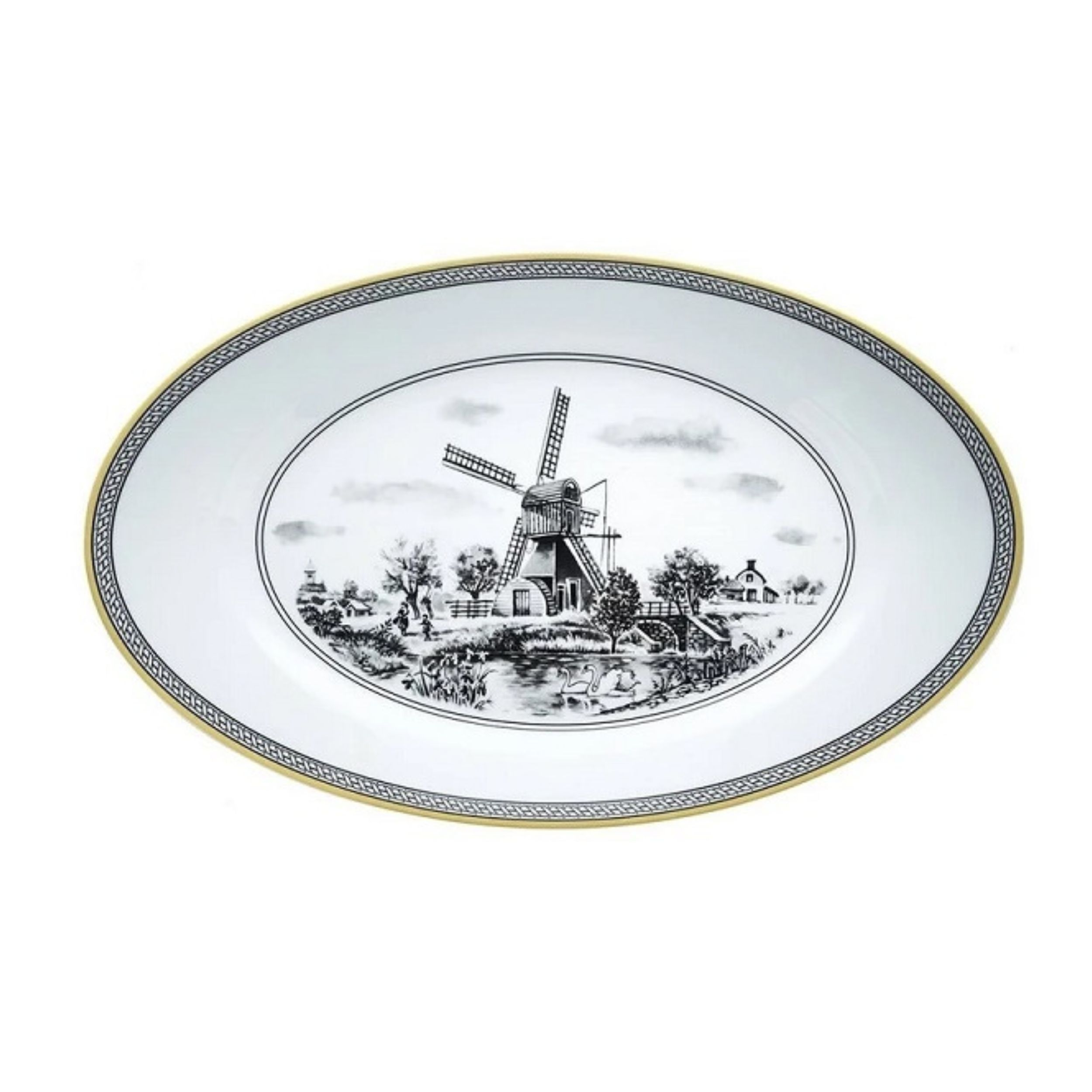 دیس چینی زرین ایران مدل ایتالیا 38 ویلیج درجه 3