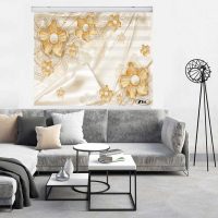 پرده زبرا زیو کد 3D1274 سایز 150x150 سانتی متر