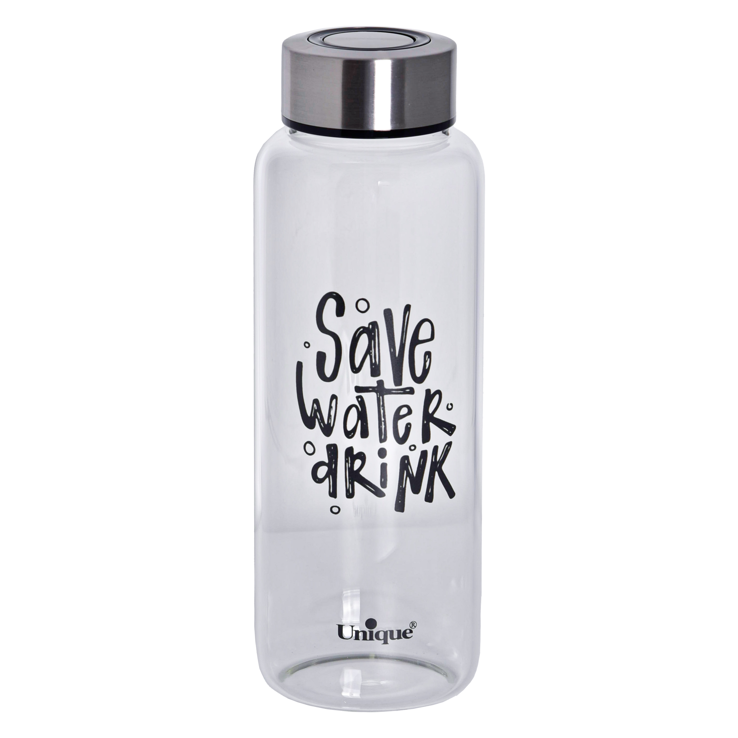 بطری آب یونیک طرح save water 2 کد 3052