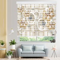 پرده زبرا زیو مدل 3D-1030 سایز 100x150 سانتی متر