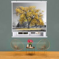پرده زبرا زیو مدل سیلوئت L-5018 سایز 150x150 سانتی متر