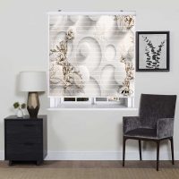 پرده زبرا مدل 3D1008 سایز 150x150 سانتی متر