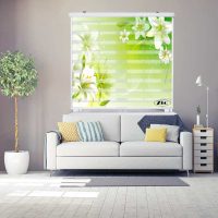 پرده زبرا زیو کد 3D1438 سایز 150x150 سانتی متر