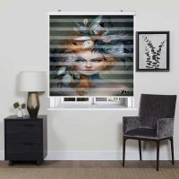 پرده زبرا زیو کد W4078 سایز 150X150 سانتی متر