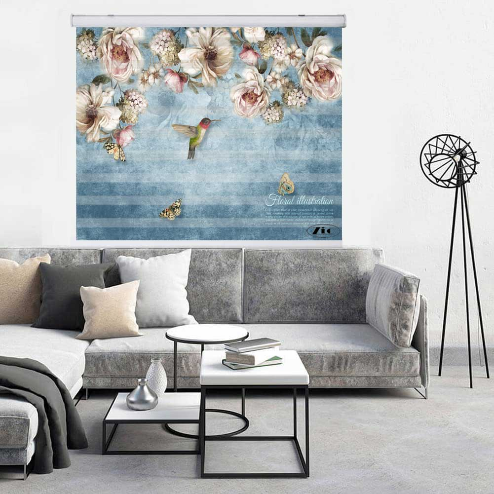 پرده زبرا زیو کد 3D1194 سایز 150x150 سانتی متر