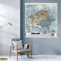 پرده زبرا زیو مدل OI 7077 سایز 150x150 سانتی متر