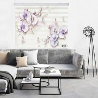 پرده زبرا زیو کد 3D1307 سایز 150x150 سانتی متر