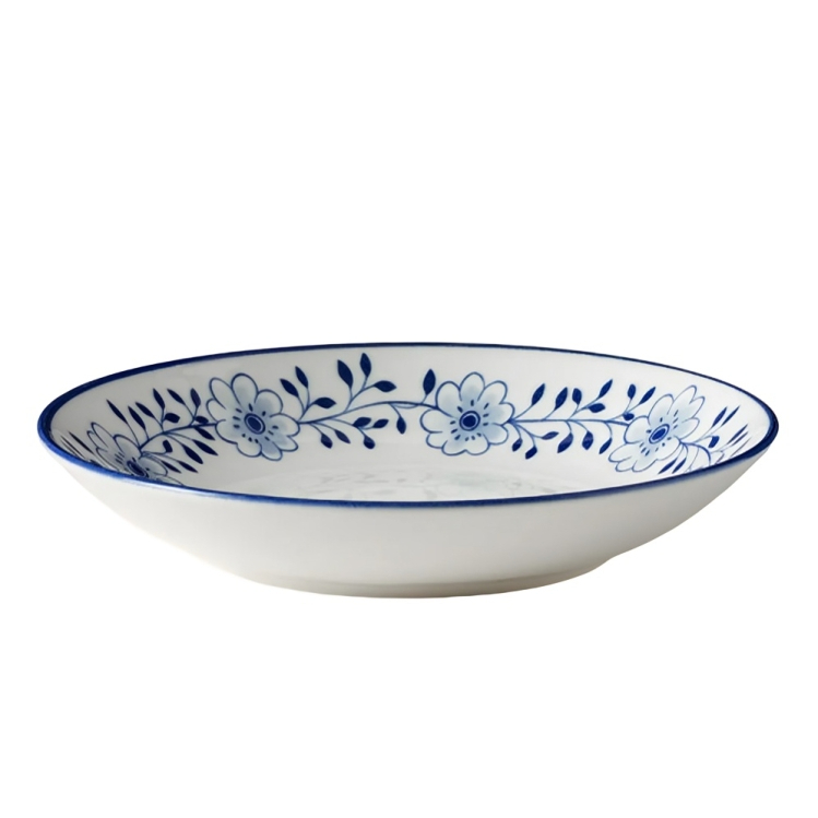 بشقاب خورش خوری مادام کوکو مدل Reve Bleu Floral 20