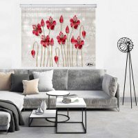پرده زبرا زیو کد 3D1270 سایز 150x200 سانتی متر