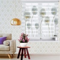 پرده زبرا زیو کد 3D1054 سایز 150x150 سانتی متر