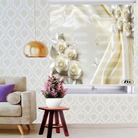پرده زبرا زیو کد  3D1053 سایز 150x200 سانتی متر