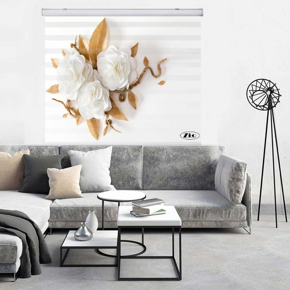 پرده زبرا زیو کد 3D1266 سایز 150x200 سانتی متر