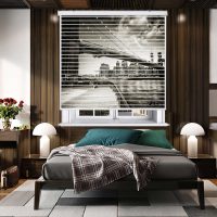 پرده زبرا زیو مدل C-2034 سایز 150x150 سانتی متر