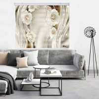 پرده زبرا زیو کد 3D1276 سایز 150x150 سانتی متر