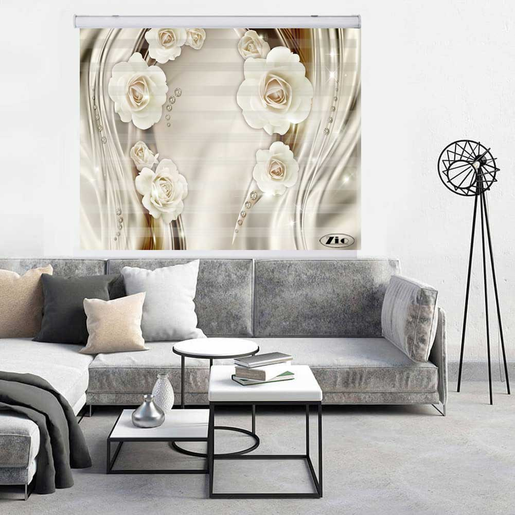 پرده زبرا زیو کد 3D1276 سایز 150x200 سانتی متر